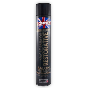 RONNEY Macadamia Oil RESTORATIVE - Lakier do włosów wzmacniający 750 ml jest-ponad0szt,zmieniam-na0:2021-04-05